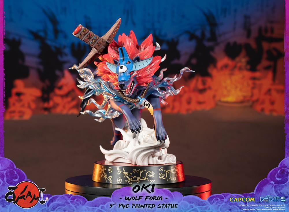 Okami Oki (Wolf Form) Statue - Image 6