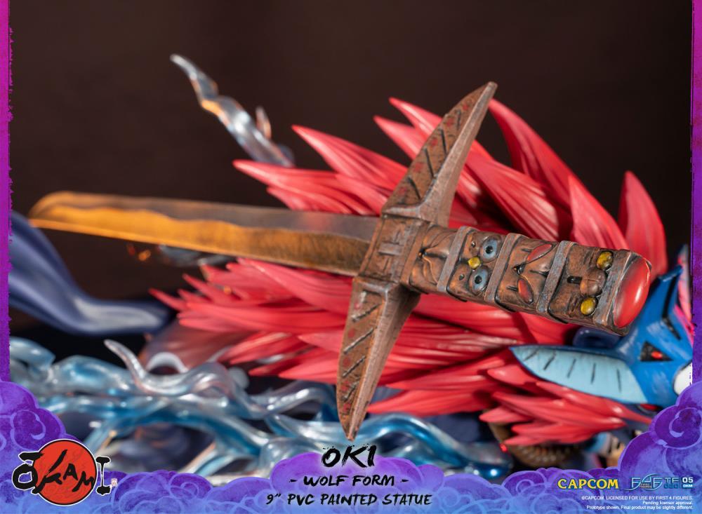 Okami Oki (Wolf Form) Statue - Image 8