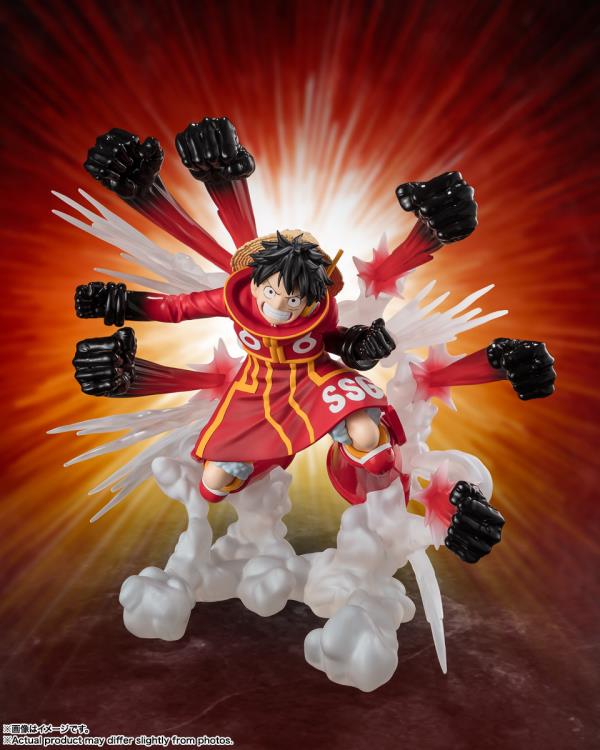 One Piece FiguartsZERO Extra Battle Monkey D. Luffy (Gum Gum Hawk Gatling) - Image 2