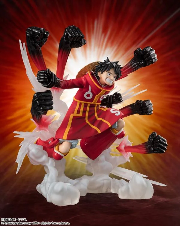 One Piece FiguartsZERO Extra Battle Monkey D. Luffy (Gum Gum Hawk Gatling) - Image 3
