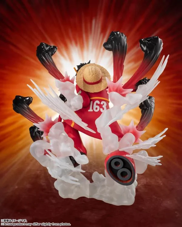 One Piece FiguartsZERO Extra Battle Monkey D. Luffy (Gum Gum Hawk Gatling) - Image 4