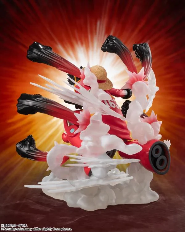 One Piece FiguartsZERO Extra Battle Monkey D. Luffy (Gum Gum Hawk Gatling) - Image 5