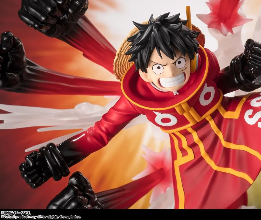 One Piece FiguartsZERO Extra Battle Monkey D. Luffy (Gum Gum Hawk Gatling) - Image 6