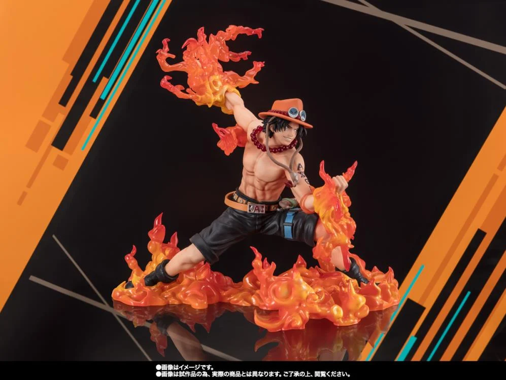 One Piece FiguartsZERO Extra Battle Portgas D. Ace (Bounty Rush 5th Anniversary Ver.) - Image 4