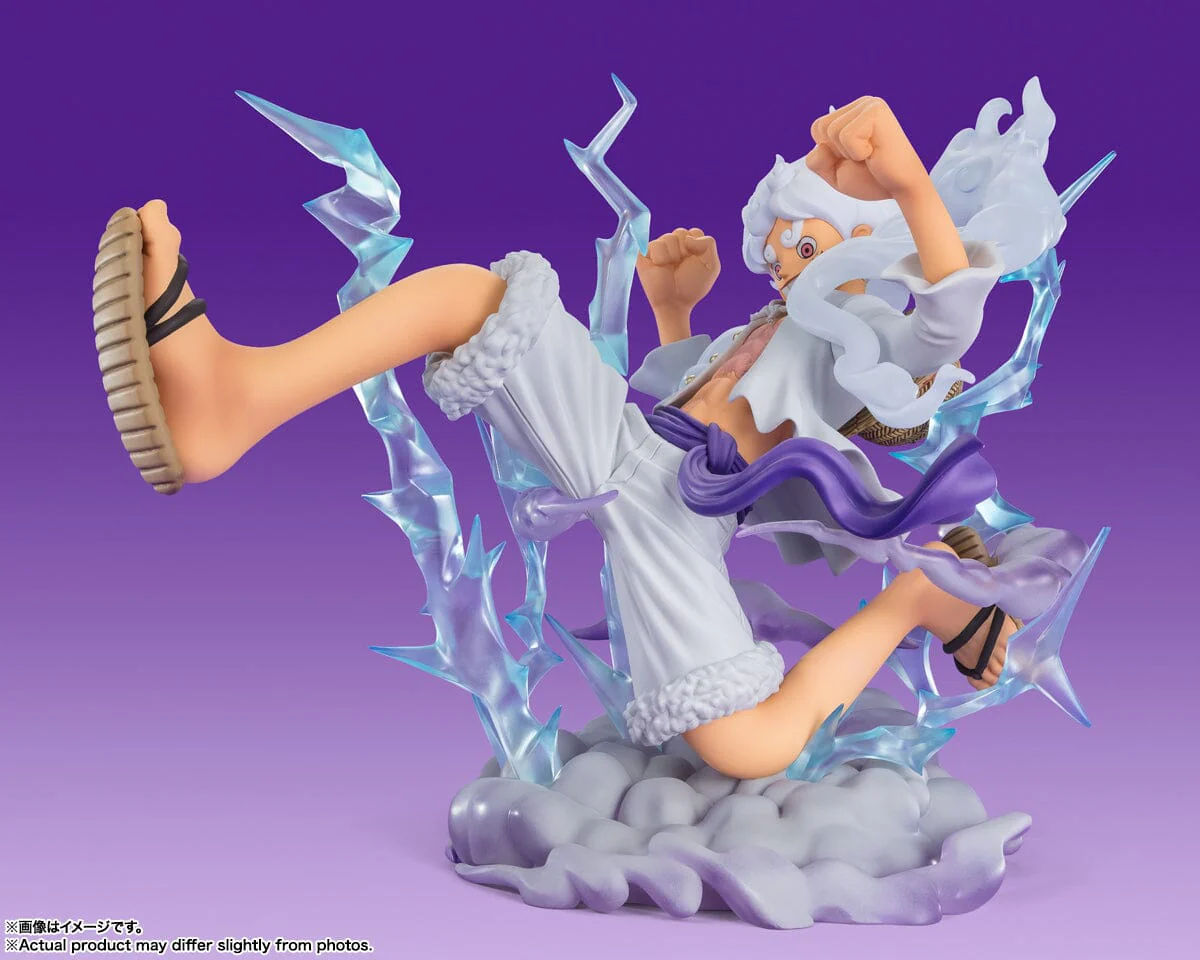 One Piece FiguartsZERO Super Battle Monkey D. Luffy (Gear 5) - Image 3