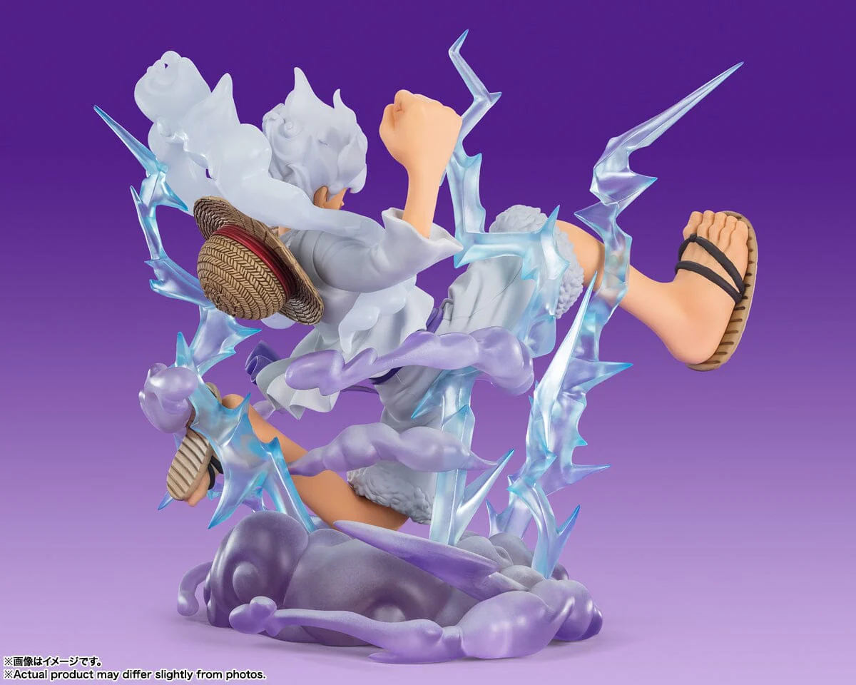 One Piece FiguartsZERO Super Battle Monkey D. Luffy (Gear 5) - Image 4