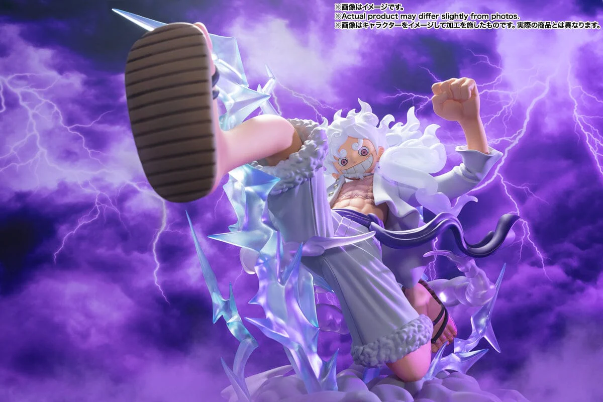 One Piece FiguartsZERO Super Battle Monkey D. Luffy (Gear 5) - Image 6