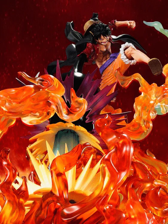 One Piece FiguartsZERO Monkey D. Luffy Red Roc (Extra Battle Spectacle) - Image 10