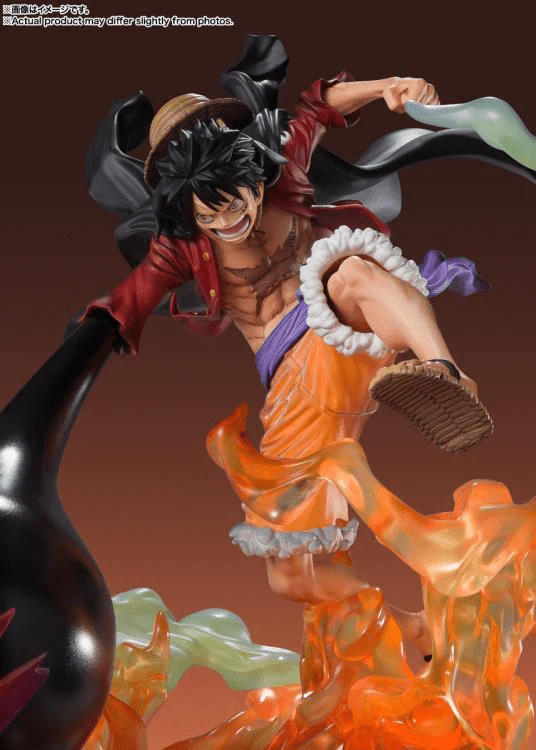 One Piece FiguartsZERO Monkey D. Luffy Red Roc (Extra Battle Spectacle) - Image 7