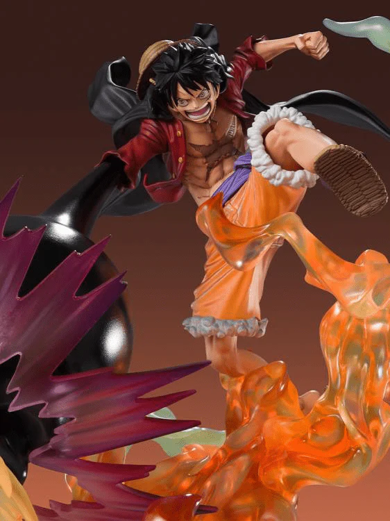 One Piece FiguartsZERO Monkey D. Luffy Red Roc (Extra Battle Spectacle) - Image 8