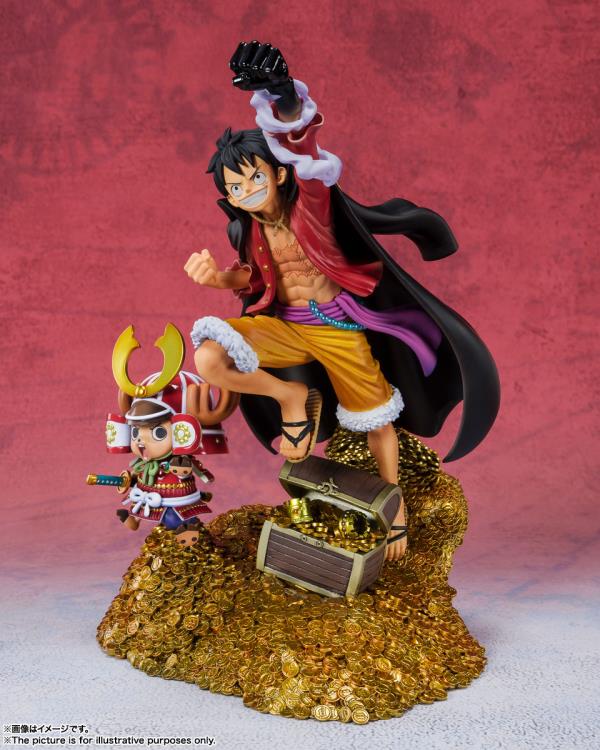 One Piece FiguartsZERO Monkey D. Luffy (WT100 Commemorative: Daikaizoku Hyakkei) - Image 4