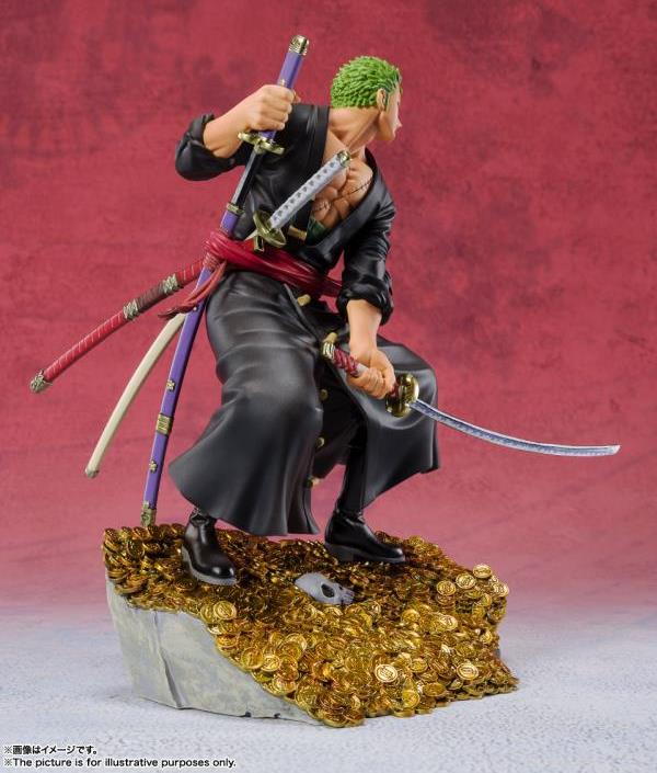 One Piece FiguartsZERO Roronoa Zoro (WT100 Commemorative: Daikaizoku Hyakkei) - Image 5