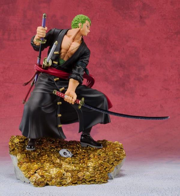 One Piece FiguartsZERO Roronoa Zoro (WT100 Commemorative: Daikaizoku Hyakkei) - Image 6