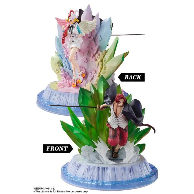 One Piece Film Red FiguartsZERO Extra Battle Shanks & Uta - Image 2