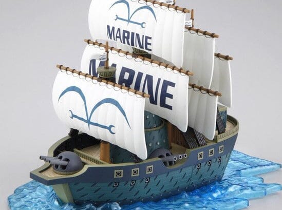 One Piece Grand Ship Collection Marine Ship Model Kit