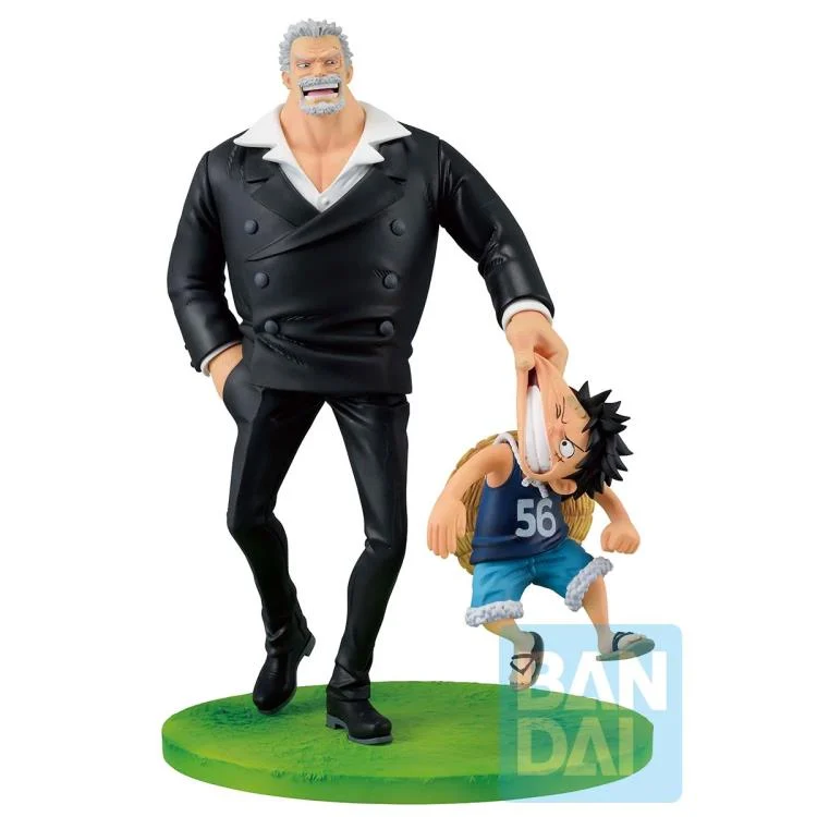 One Piece Ichibansho Revible Moment Monkey D. Garp & Monkey D. Luffy (Road to Dawn) Figure - Image 2