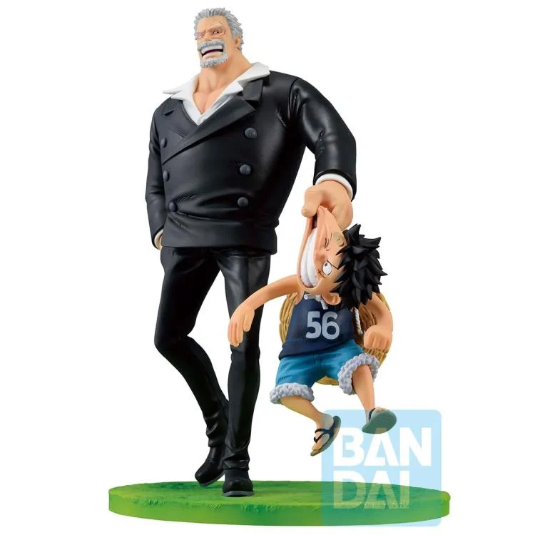 One Piece Ichibansho Revible Moment Monkey D. Garp & Monkey D. Luffy (Road to Dawn) Figure - Image 3