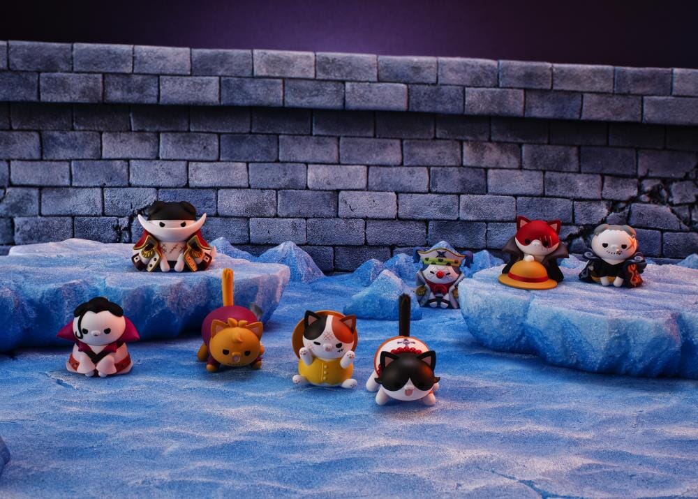 One Piece Mega Cat Project Nyan Piece Nyan! Luffy & Paramount War of Marineford Box of 8 Random Figures - Image 11
