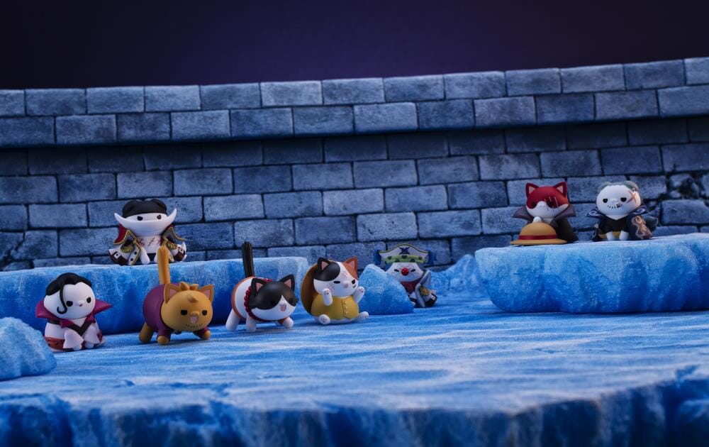 One Piece Mega Cat Project Nyan Piece Nyan! Luffy & Paramount War of Marineford Box of 8 Random Figures - Image 9