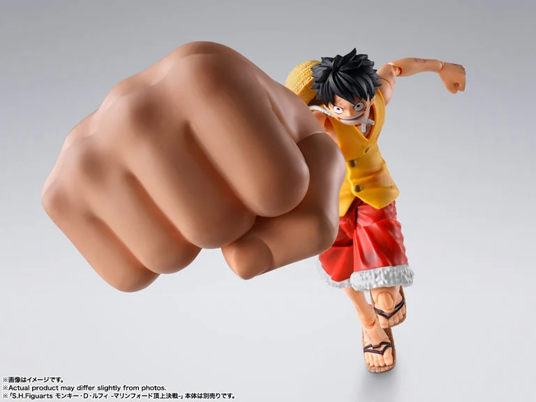 One Piece S.H.Figuarts Monkey D. Luffy (Marineford) Gear 3 Option Parts Set - Image 7