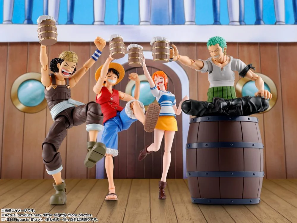 One Piece S.H.Figuarts Party Set (The Straw Hat Crew) Optional Parts Set - Image 3
