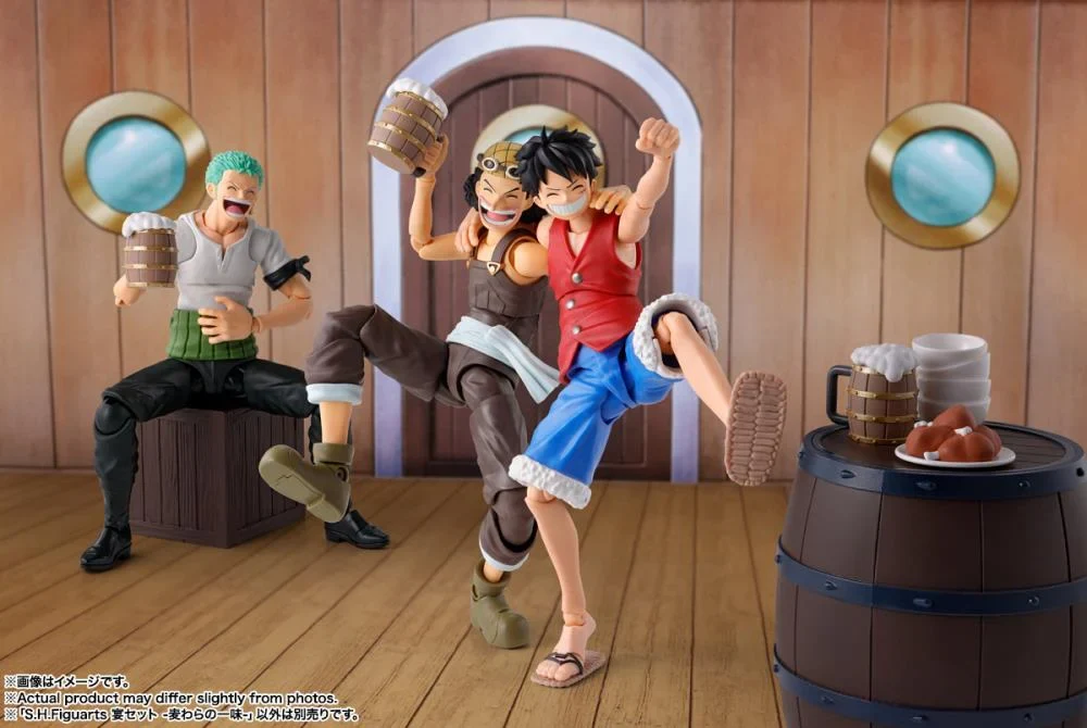 One Piece S.H.Figuarts Party Set (The Straw Hat Crew) Optional Parts Set - Image 5
