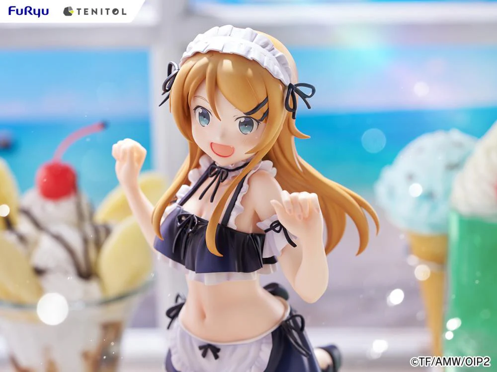 Oreimo Tenitol Tall Kirino Kousaka (Swimsuit Maid Ver.) Figure - Image 7