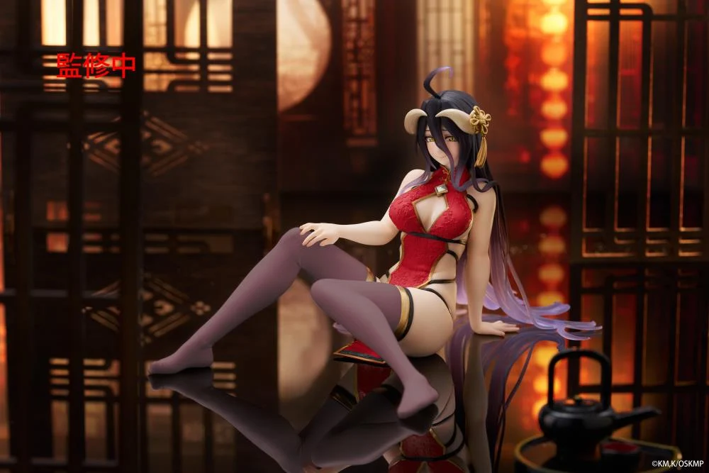Overlord Desktop Cute Albedo (Chinese Dress Renewal Ver.) Figure - Image 11