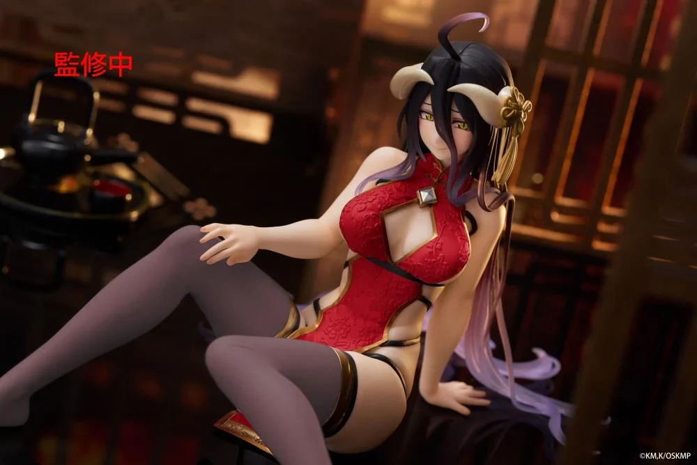 Overlord Desktop Cute Albedo (Chinese Dress Renewal Ver.) Figure - Image 13