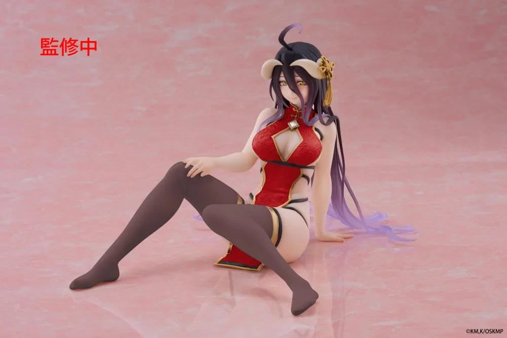 Overlord Desktop Cute Albedo (Chinese Dress Renewal Ver.) Figure - Image 2