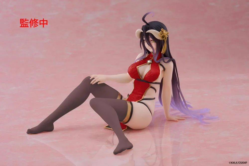 Overlord Desktop Cute Albedo (Chinese Dress Renewal Ver.) Figure - Image 3