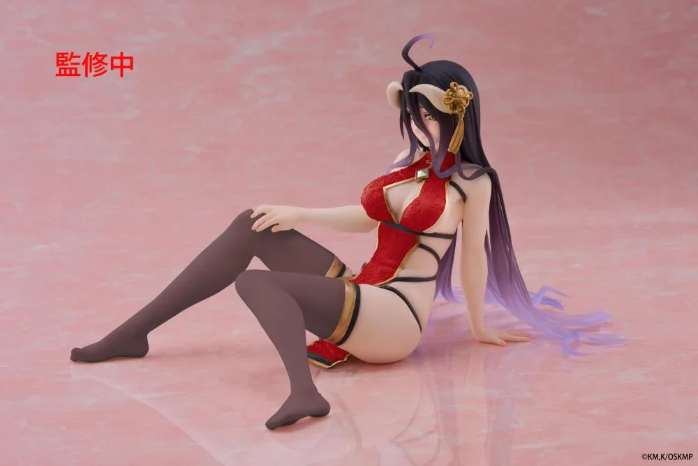 Overlord Desktop Cute Albedo (Chinese Dress Renewal Ver.) Figure - Image 5