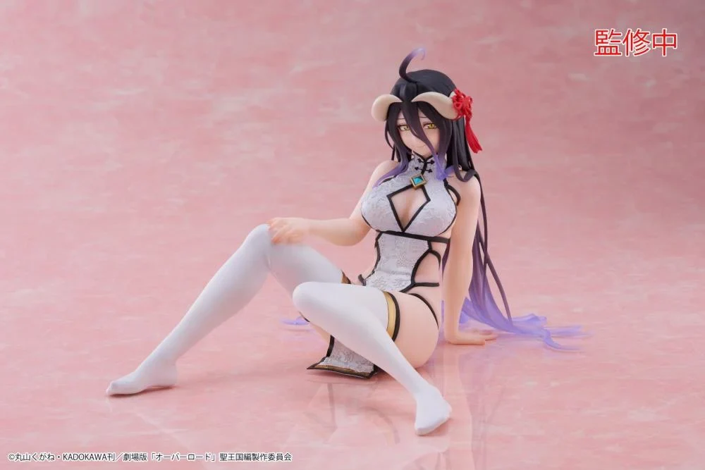 Overlord Desktop Cute Albedo (Chinese Dress Ver.) Figure - Image 2