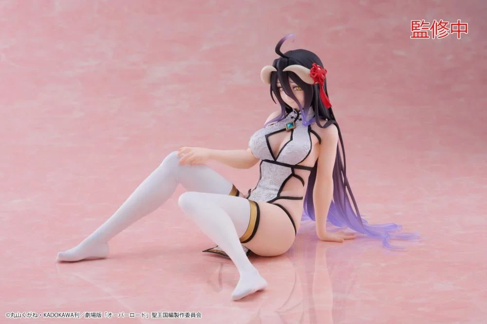 Overlord Desktop Cute Albedo (Chinese Dress Ver.) Figure - Image 3