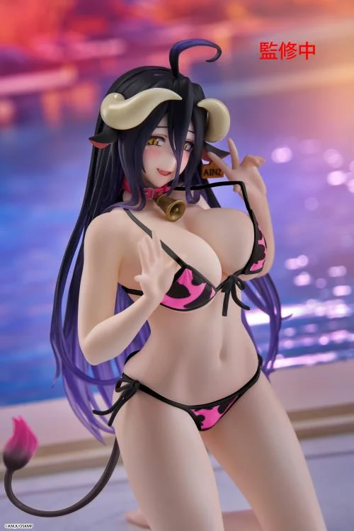 Overlord Desktop Cute Albedo (Cow-Print Swimsuit Ver.) Figure (Renewal Edition) - Image 3