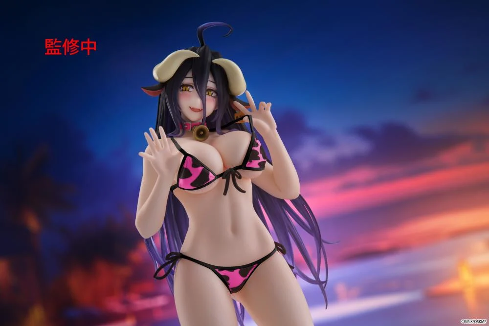 Overlord Desktop Cute Albedo (Cow-Print Swimsuit Ver.) Figure (Renewal Edition) - Image 4