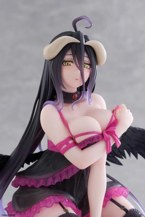 Overlord Desktop Cute Albedo (Negligee Ver.) Figure - Image 11