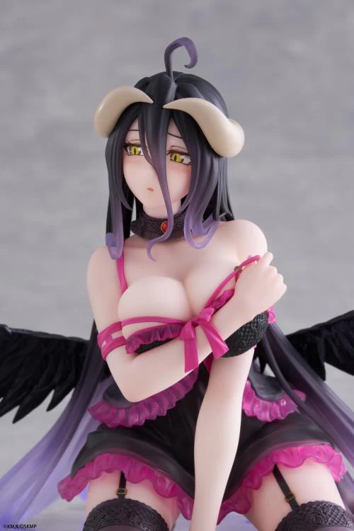 Overlord Desktop Cute Albedo (Negligee Ver.) Figure - Image 13