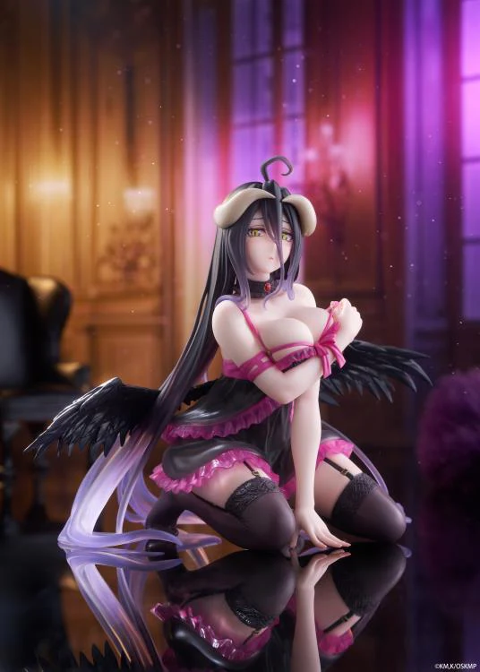Overlord Desktop Cute Albedo (Negligee Ver.) Figure - Image 2
