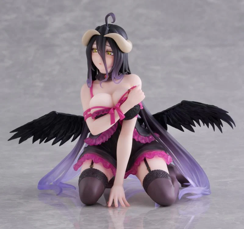 Overlord Desktop Cute Albedo (Negligee Ver.) Figure - Image 8