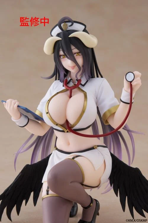 Overlord Desktop Cute Albedo (Nurse Ver.) Figure - Image 12