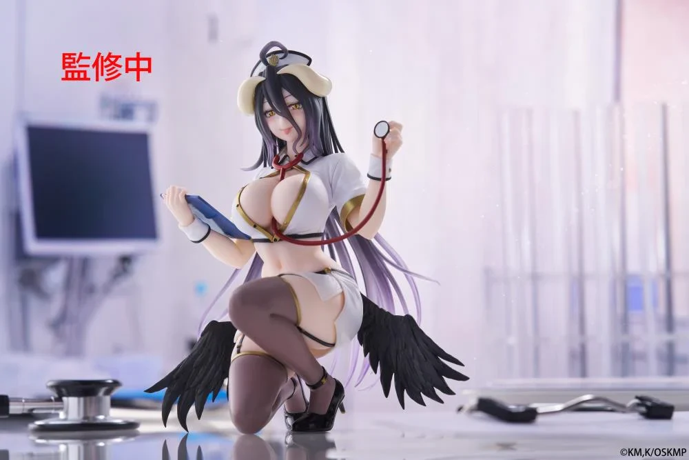 Overlord Desktop Cute Albedo (Nurse Ver.) Figure - Image 4