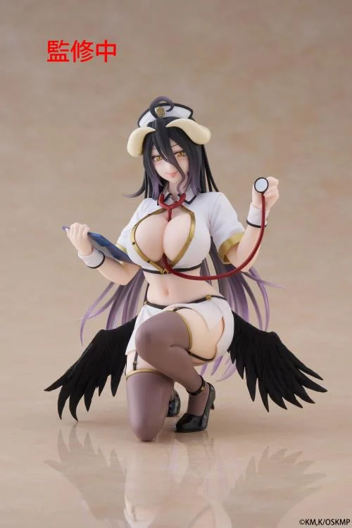 Overlord Desktop Cute Albedo (Nurse Ver.) Figure - Image 6