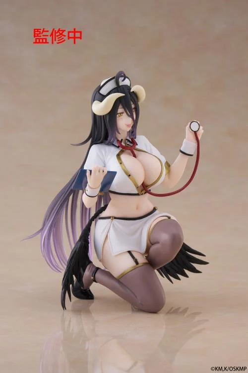 Overlord Desktop Cute Albedo (Nurse Ver.) Figure - Image 9