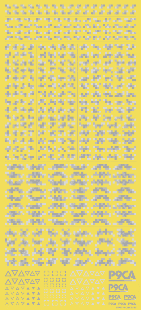 Pixel Camouflage Decal 2 Cool Gray(1pc) - Image 2