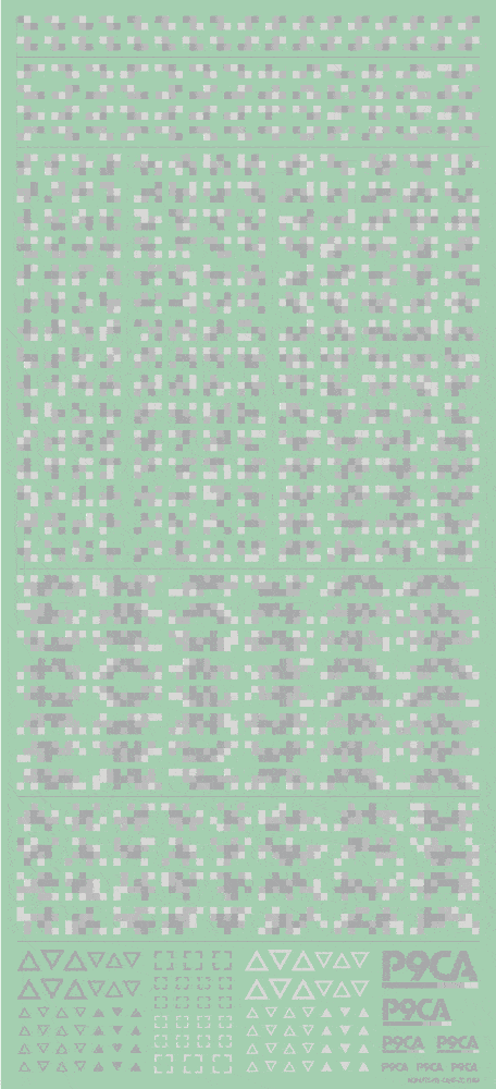 Pixel Camouflage Decal 2 Cool Gray(1pc) - Image 3
