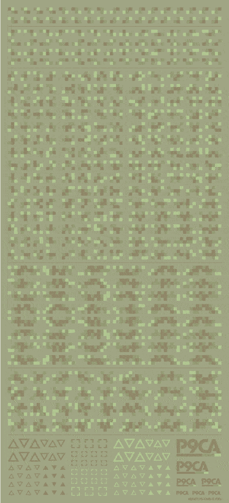 Pixel Camouflage Decal 2 Forest Camouflage(1pc) - Image 3