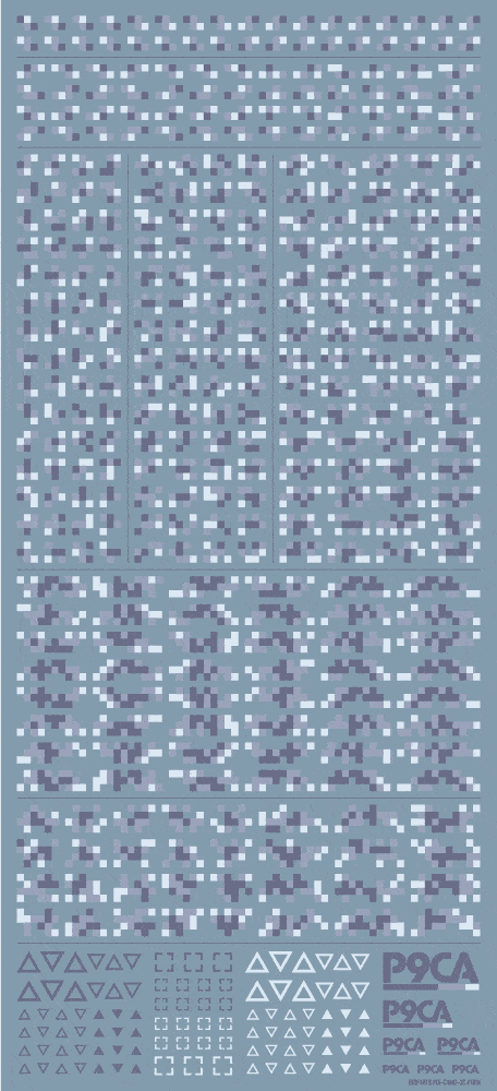 Pixel Camouflage Decal 2 Marine Camouflage(1pc) - Image 4