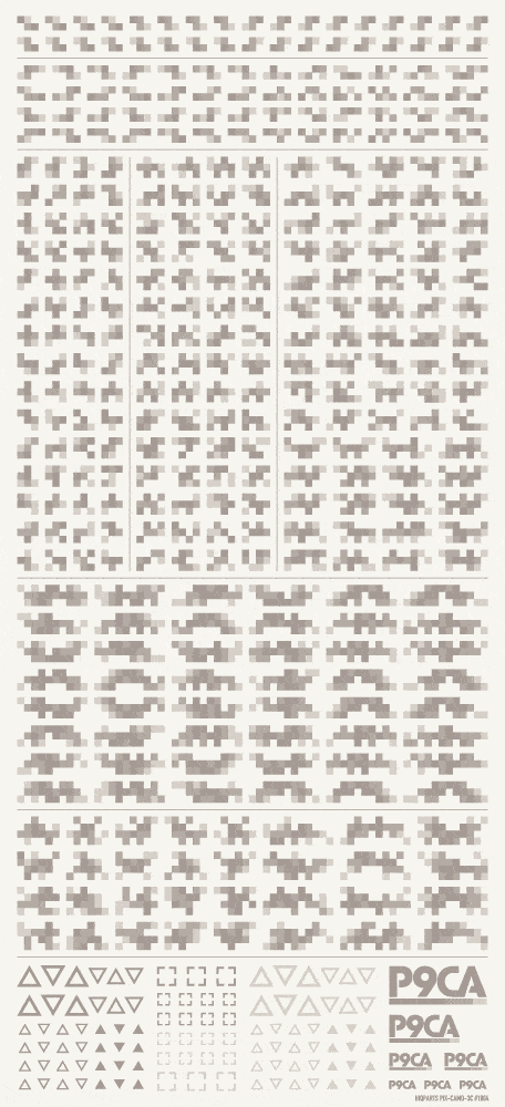 Pixel Camouflage Decal 2 Warm Gray(1pc) - Image 3