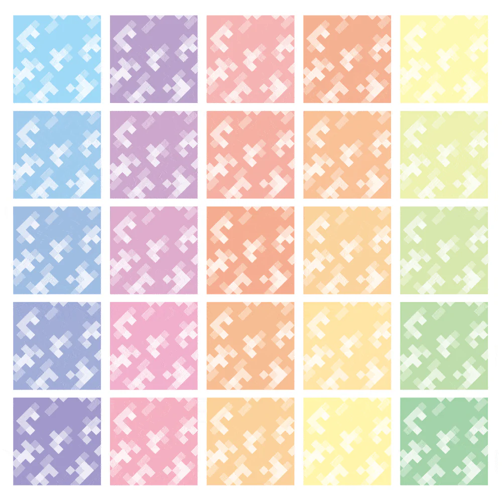 Pixel Camouflage Decal 2 White(1pc) - Image 5